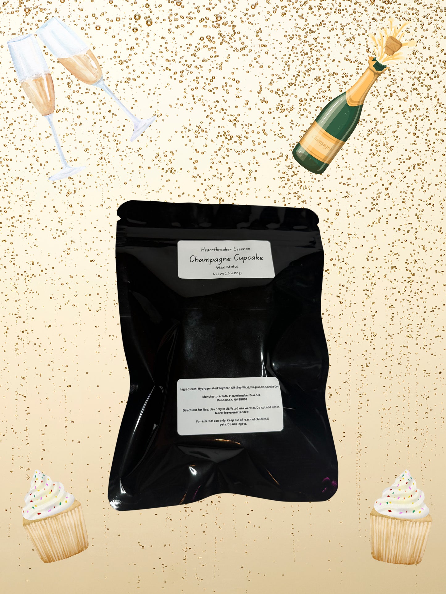 Champagne Cupcake Wax Melts