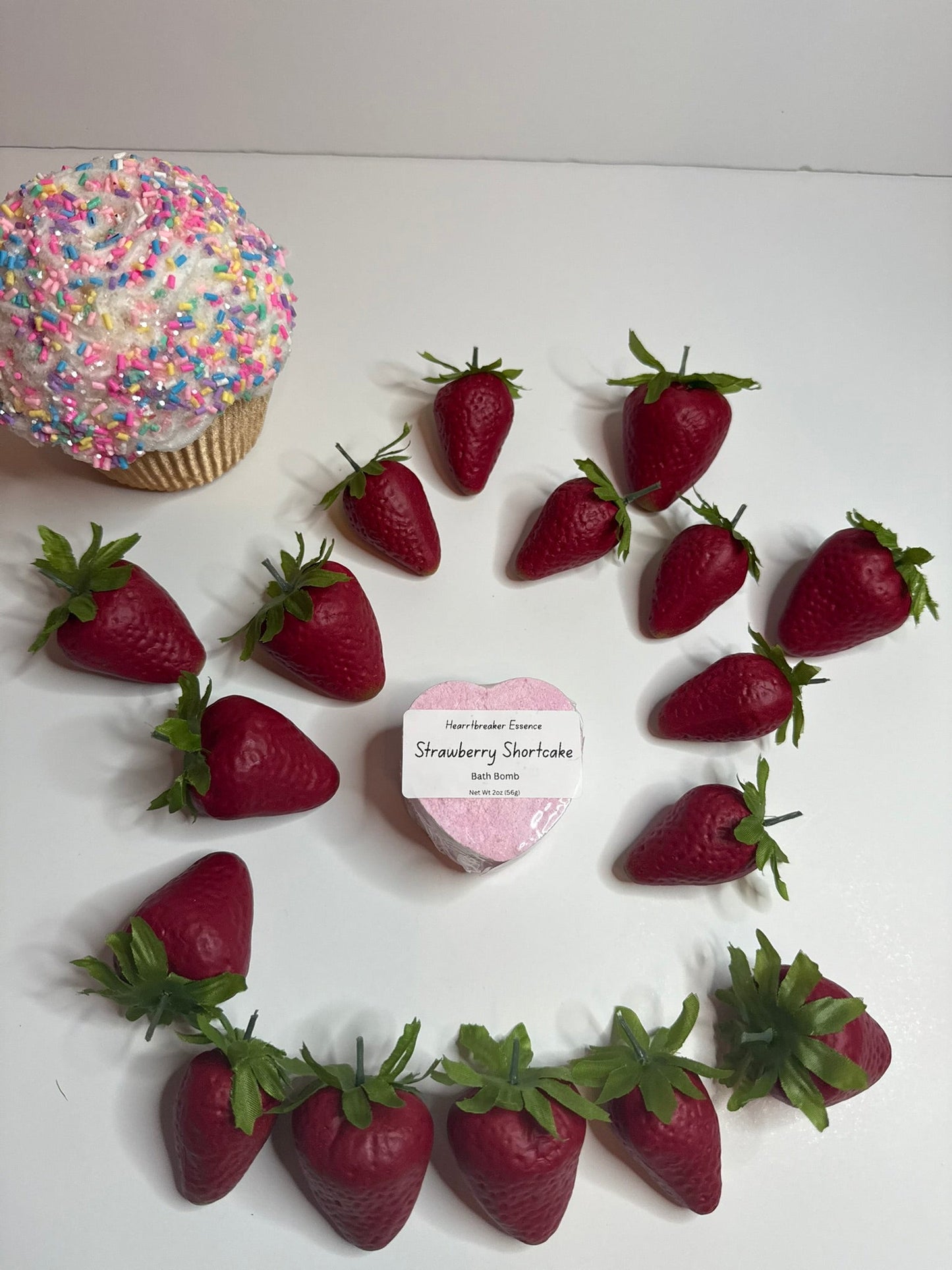Strawberry Shortcake Bath Bomb