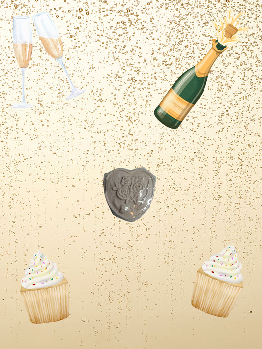 Champagne Cupcake Bath Bomb