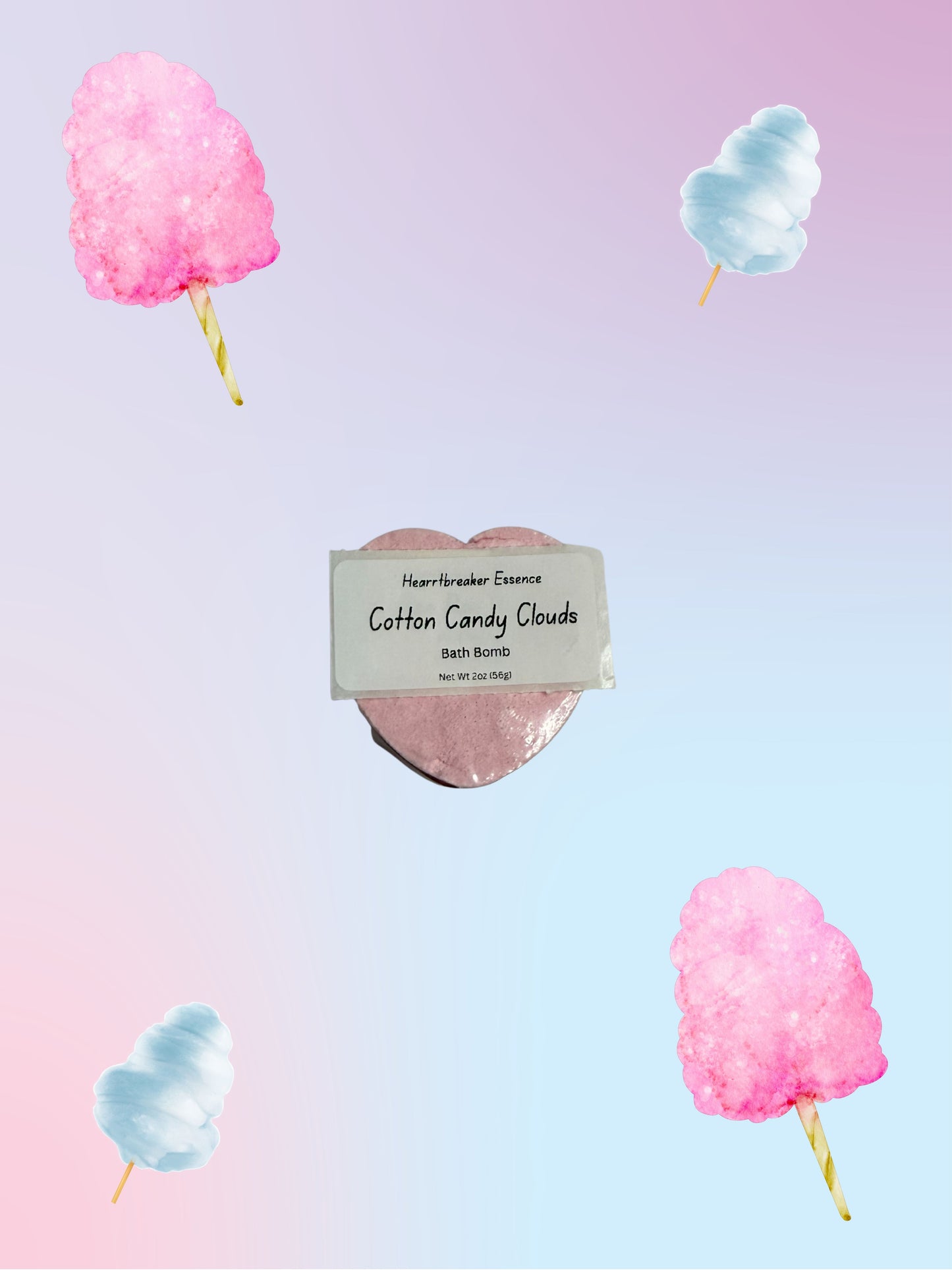 Cotton Candy Clouds Bath Bomb