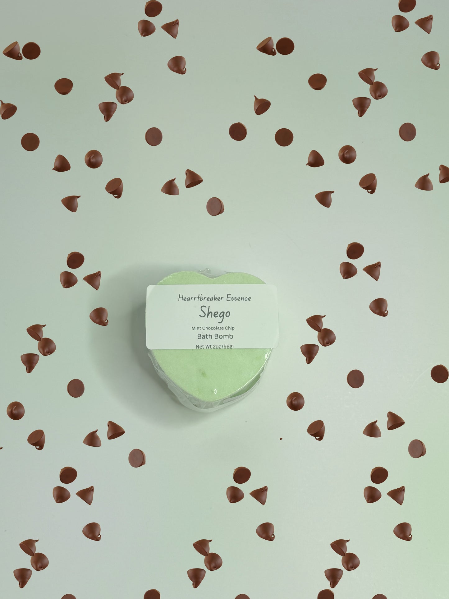 Shego ( Mint Chocolate Chip) Bath Bomb